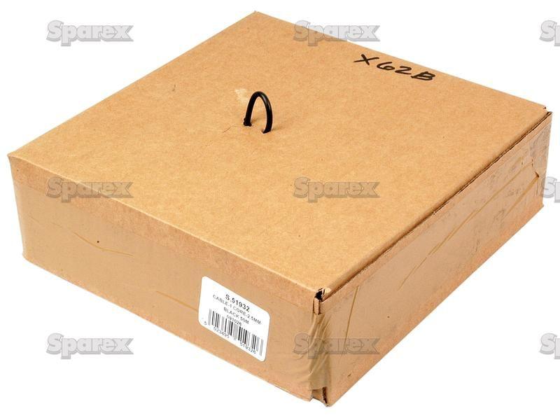 Electrical Cable - 1 Core, 4mm°² Cable, Black (Length: 50M), ()
