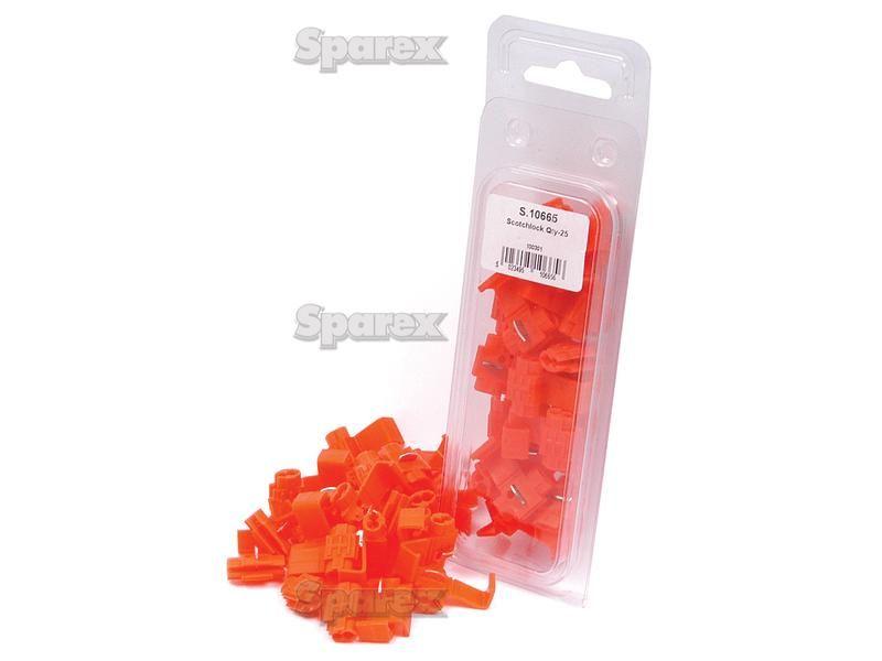 Scotchlock Terminal, Standard Grip Red (Agripak 25 pcs.)