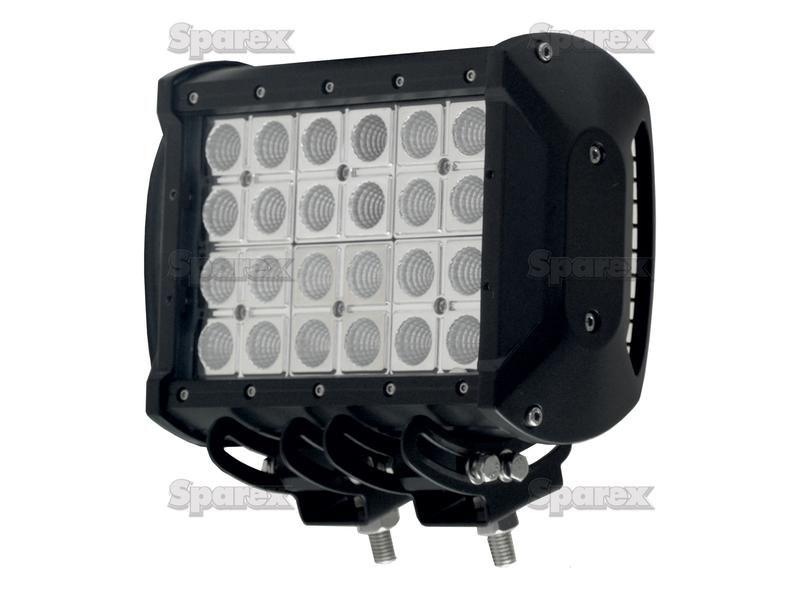 LED Work Light - aluminium case, 7200 lumen | 12/24 Volts, LEDs 24x3w