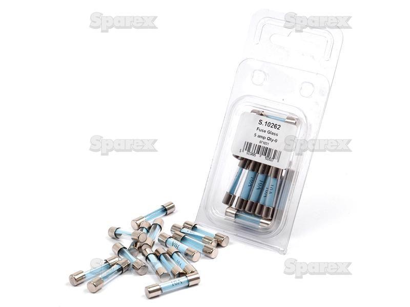 Glass Fuse, Blow Rating: 10.0, 10 pcs. Agripak