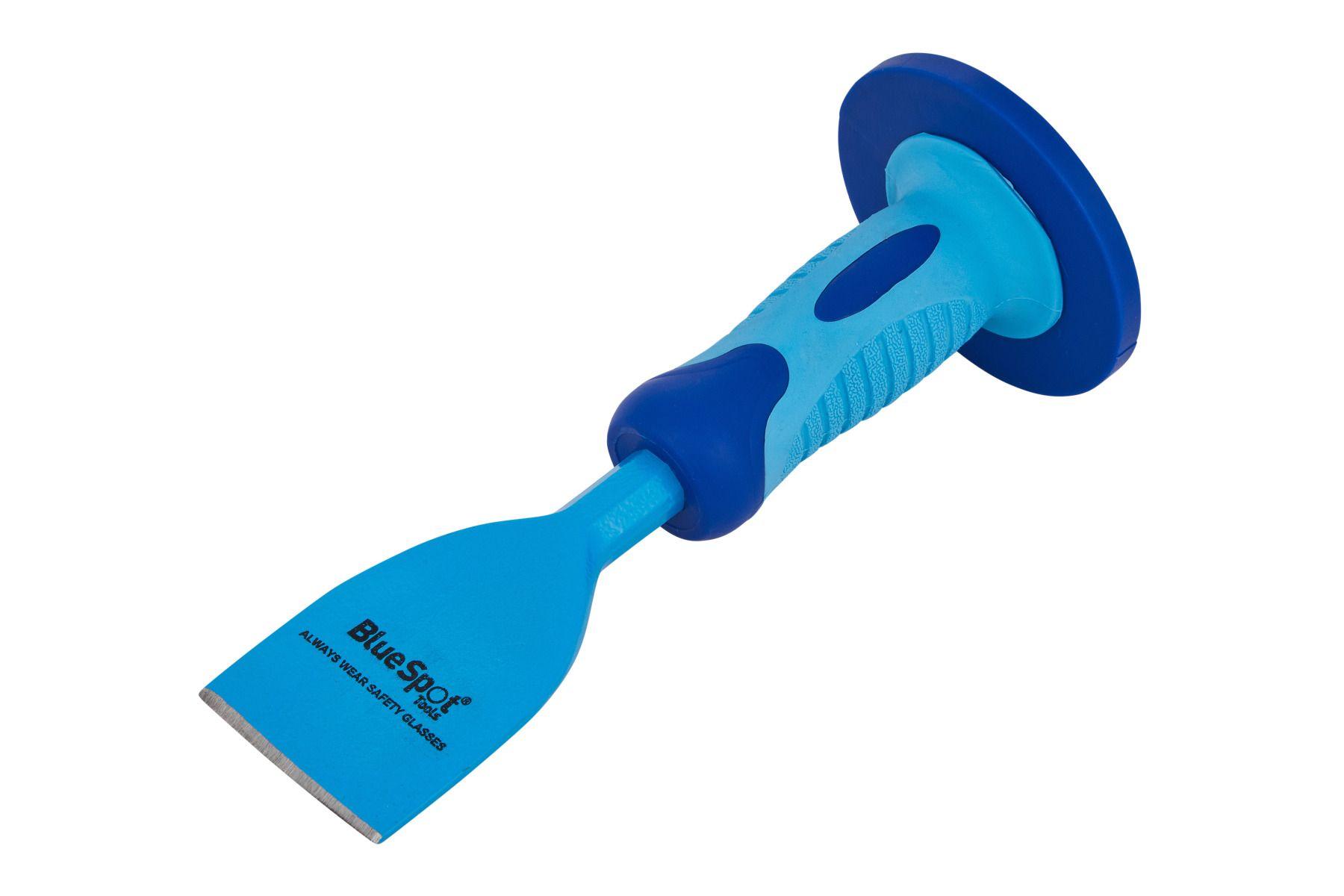 Blue Spot Tools 57mm (2.25") Induction Hardened Brick Bolster (With Guard)