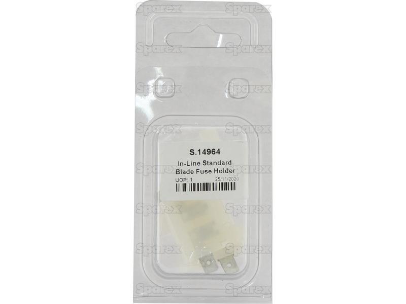 In Line Standard Blade Fuse Holder (Agripak 3 pcs.)
