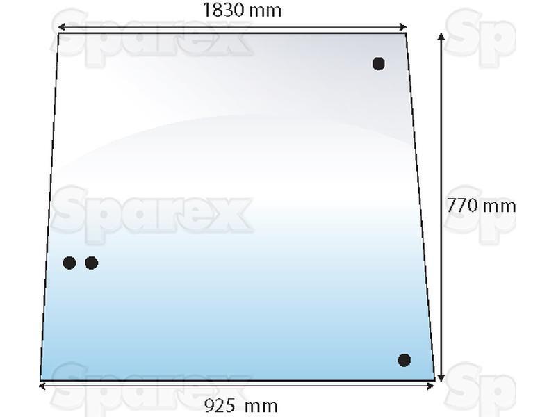 Side Glass LH/RH for John Deere 3050 (50 Series)
