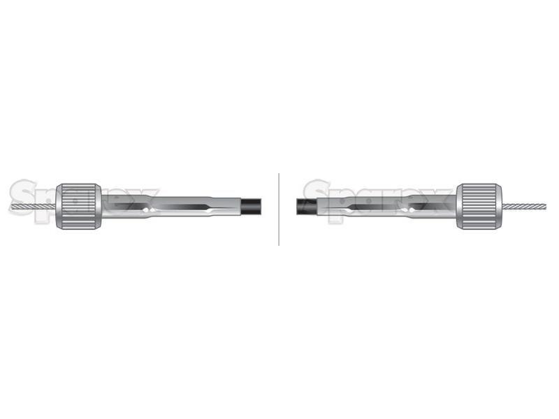 Drive Cable - Length: 1300mm, Outer cable length: 1278mm. for Valmet & Valtra 702 (02 Series)