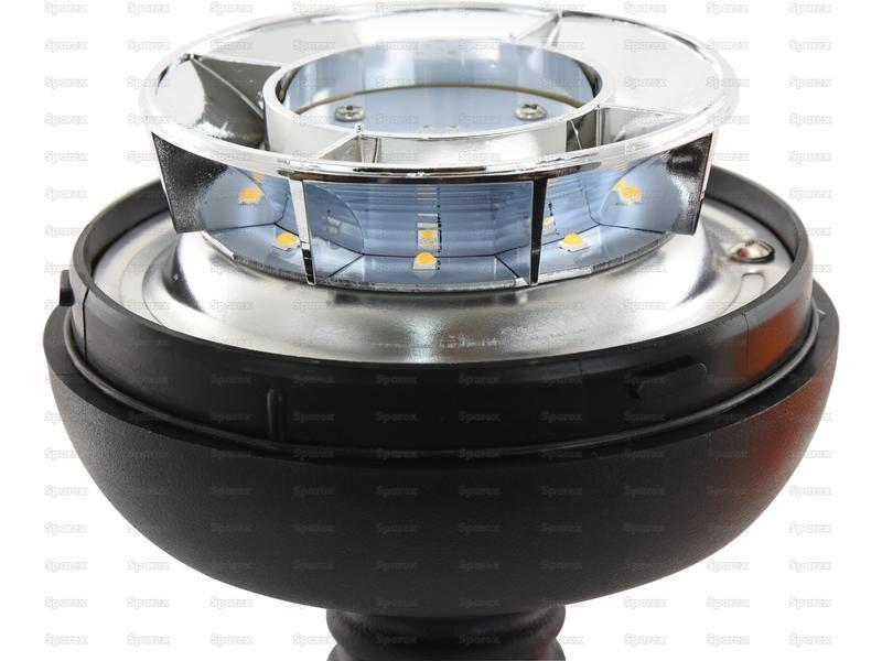 LED Rotating Beacon (Amber), Interference: Class 1, Flexible Pin, 12/24V