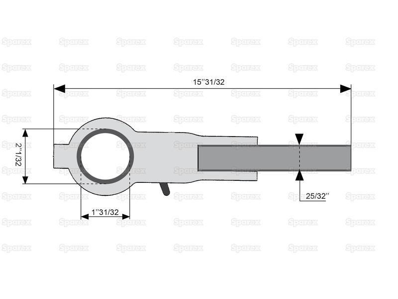 Ratchet Link Handle Assembly, Length: 405mm