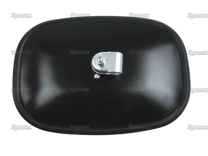 Mirror Head Convex Rectangular | Height: 250mm  Width: 170mm  Arm Ø: 12 - 15mm