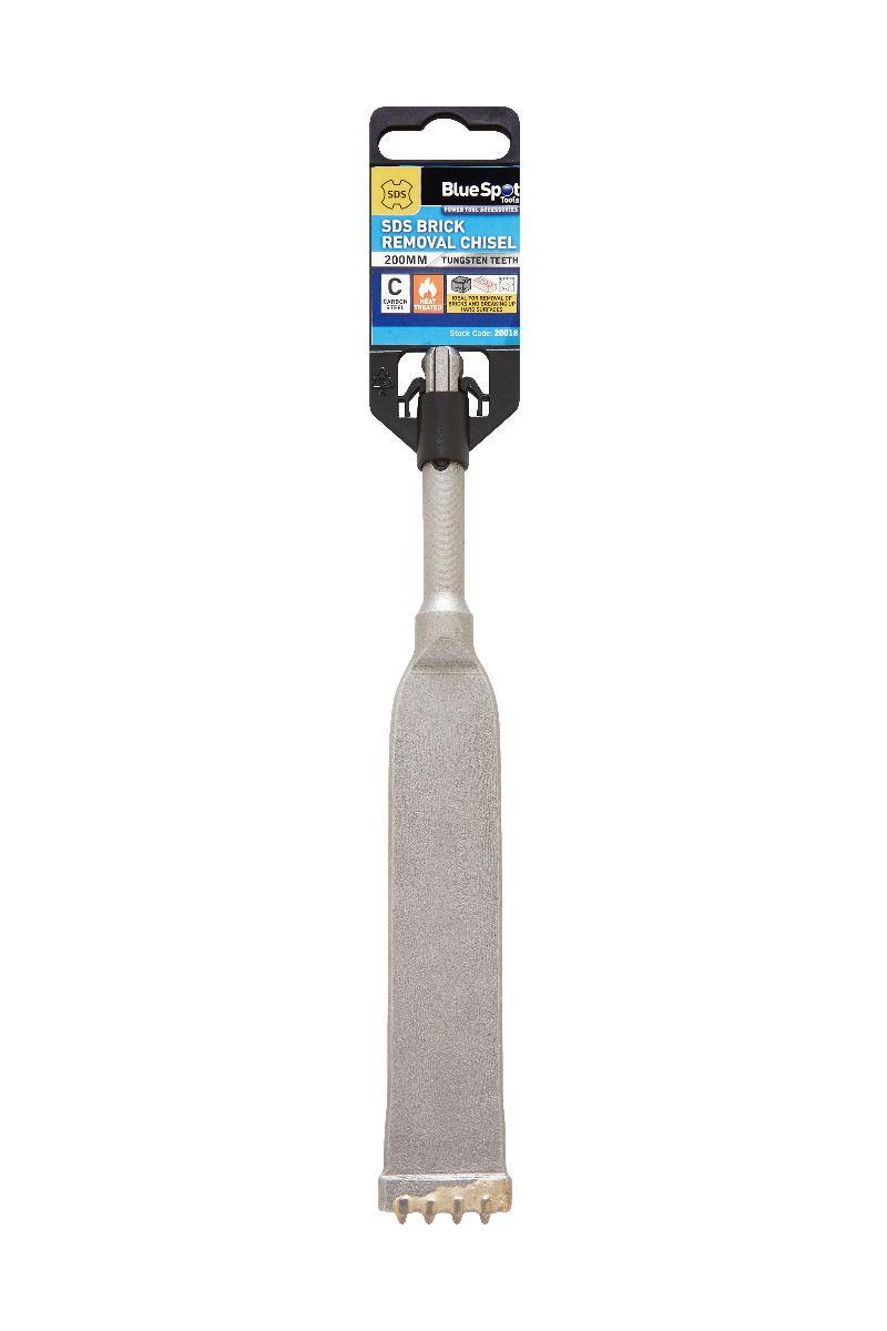 Blue Spot Tools 220MM Tungsten Brick Removal SDS Chisel