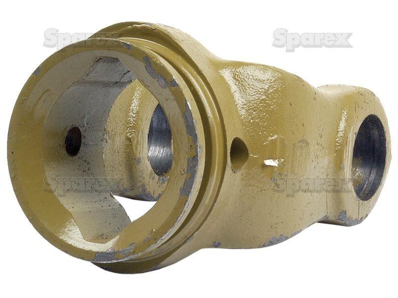 PTO Tube Yoke (U/J Size: 30.2 x 92mm) Profile: Lemon, Size: 48 x 4mm, Ref: 2a. La Magdalena, Massey Ferguson, Walterscheid