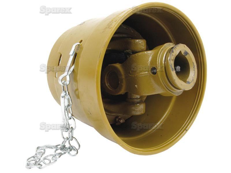 PTO Wide Angle Joint (U/J Size: 27 x 75 & 24 x 91mm) Size: 1 3/8''-6 Spline, Profile: Lemon, Ref: OvGA. La Magdalena, Walterscheid