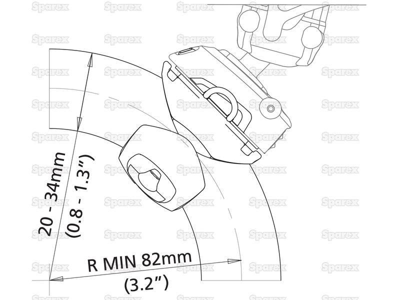 ROKK™ Mini Rail Mount ROKK mini.-Scanstrut (RLS-402)
