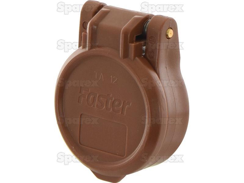 Dust Cap 1/2'' Brown Fits Female Coupling - TA Series TA12M (2 pcs. Agripak) Faster S.p.A (TA12M)