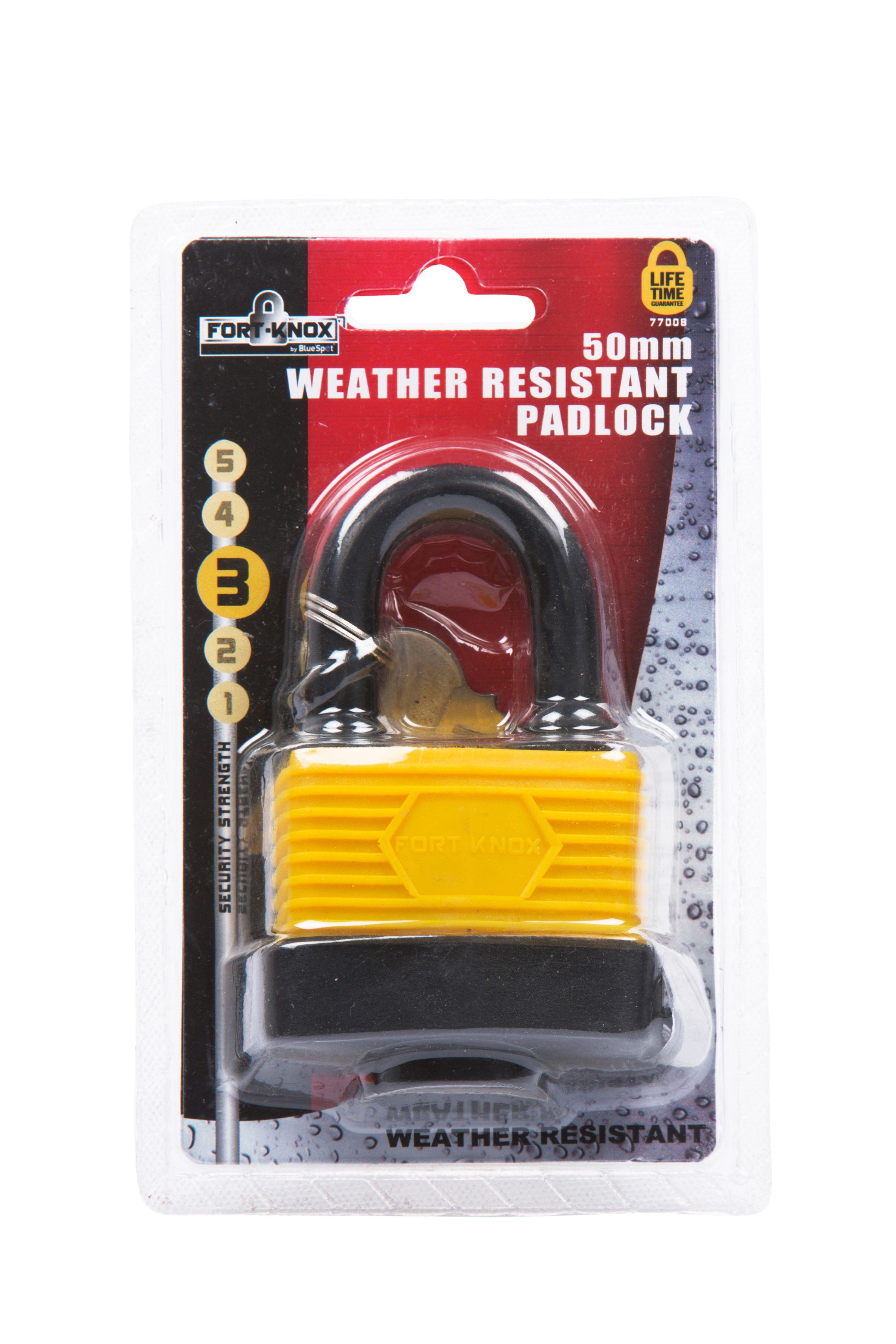 Blue Spot Tools 50mm Weather Resistant Padlock