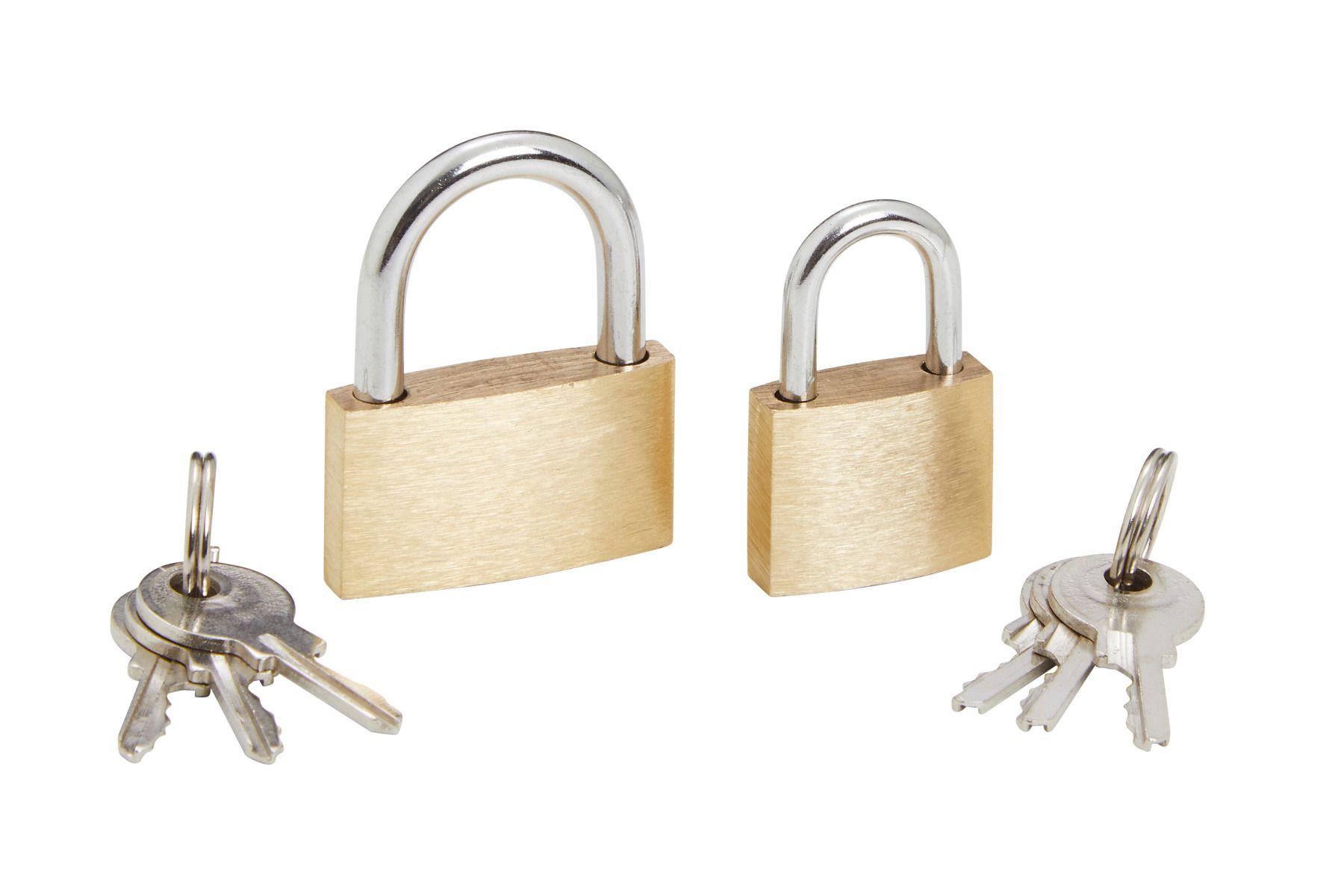Blue Spot Tools 2 PCE Padlock Set 20MM & 30MM