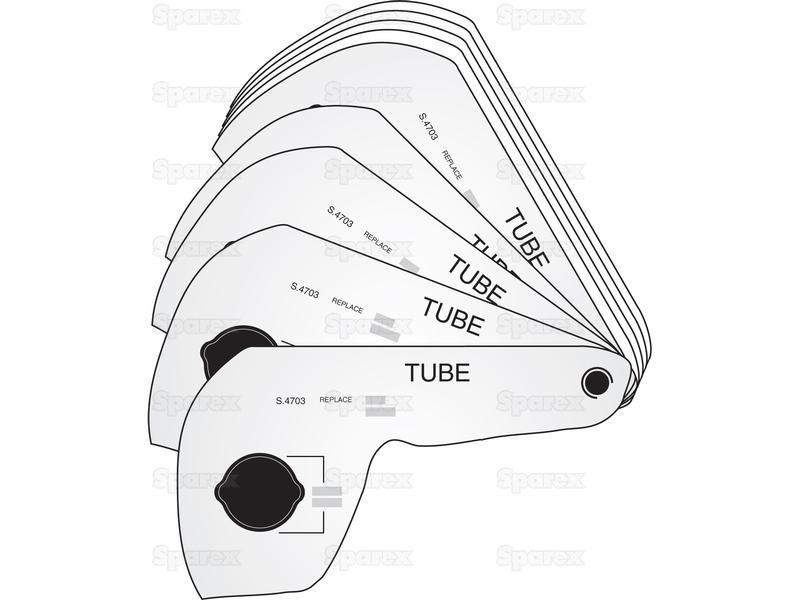 PTO Plastic Swatch for Tubing