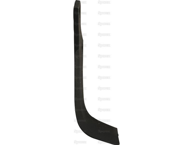 Rotavator Blade Curved RH 60x6mm Height: 164mm. Hole centres: 56mm. Hole Ø: 10.5mm. Replacement for Maschio for Maschio K SERIES