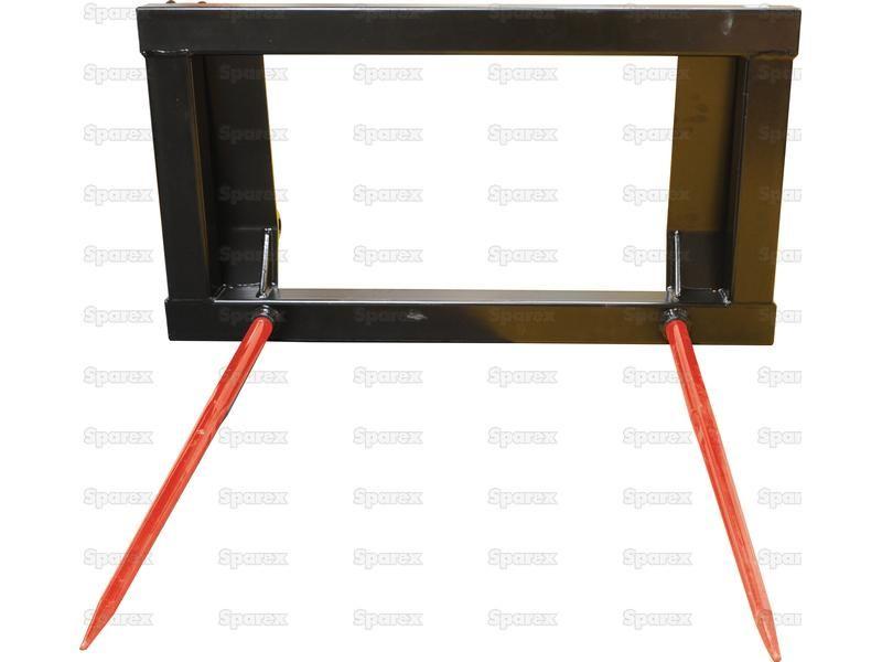 Bale Frame - 2 x M28 x 1250mm Conus 2 Tines (SHW Brand)