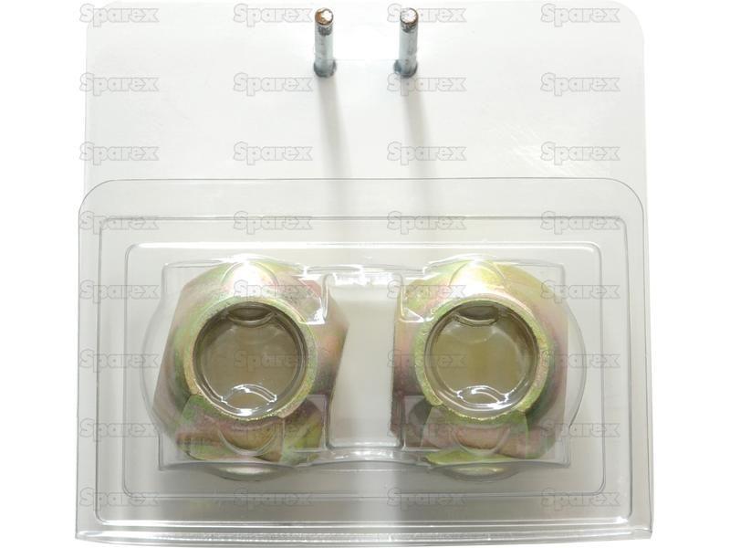 Lower Link Dual Category Balls (Cat. 2 Outer, 1/2 Inner), (2 pcs. Agripak) for Massey Ferguson 390 (300 Series)