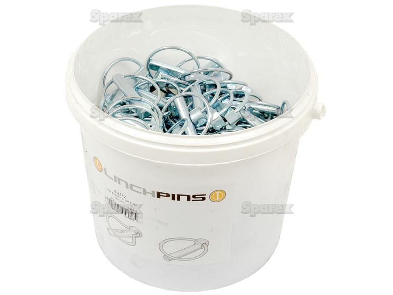 Round Linch Pin, Pin Ø11mm x 47mm (150 pcs. Large Bucket)