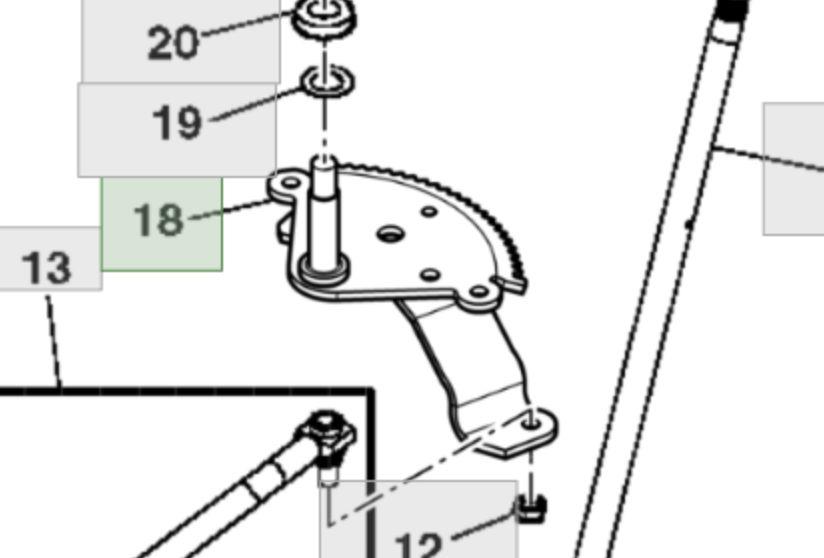 John Deere STEERING GEAR AM136008