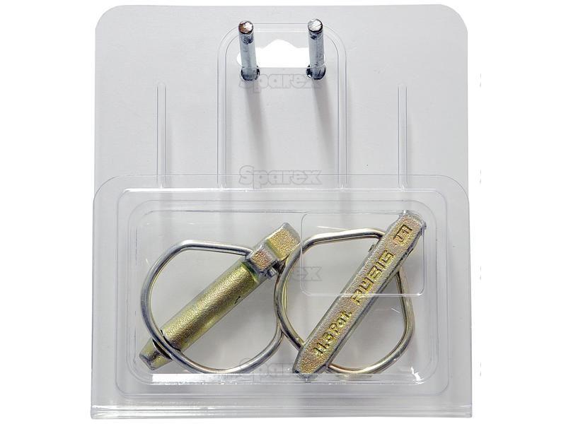 Rubig Safety Linch Pin, Pin Ø11.5mm x 46mm (2 pcs. Agripak)