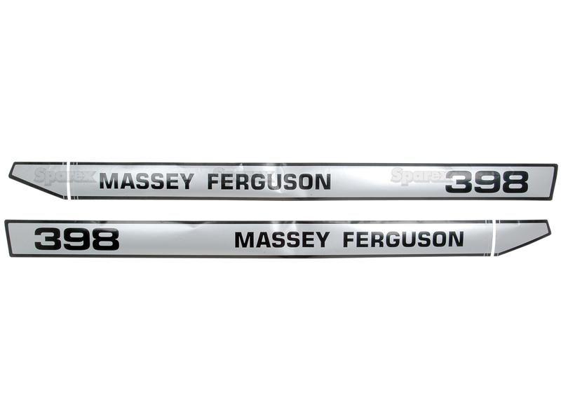 Decal Set - Massey Ferguson 398 for Massey Ferguson