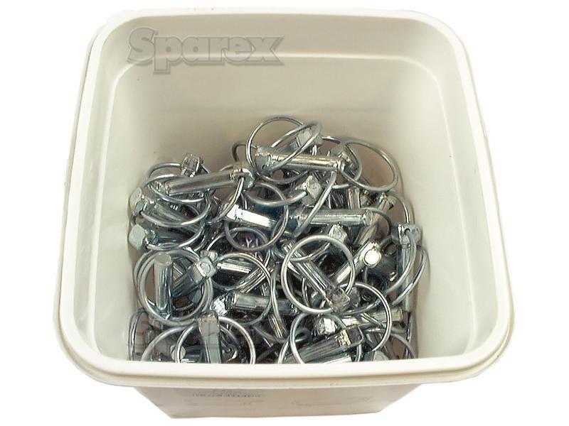 Round Linch Pin, Pin Ø11mm x 44.5mm (150 pcs. Small Bucket)