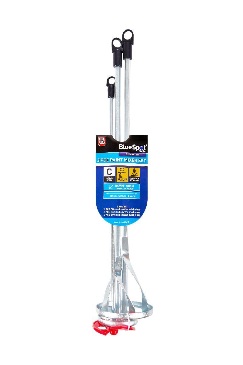 Blue Spot Tools 3 PCE Paint And Mortar Mixer Set