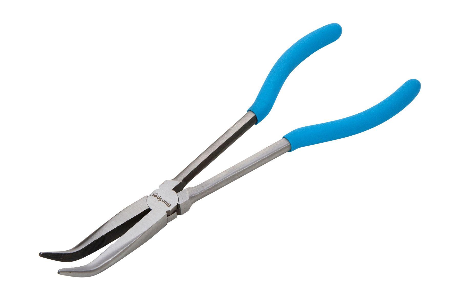 Blue Spot Tools 11" 45 Bent Long Reaxh Pliers