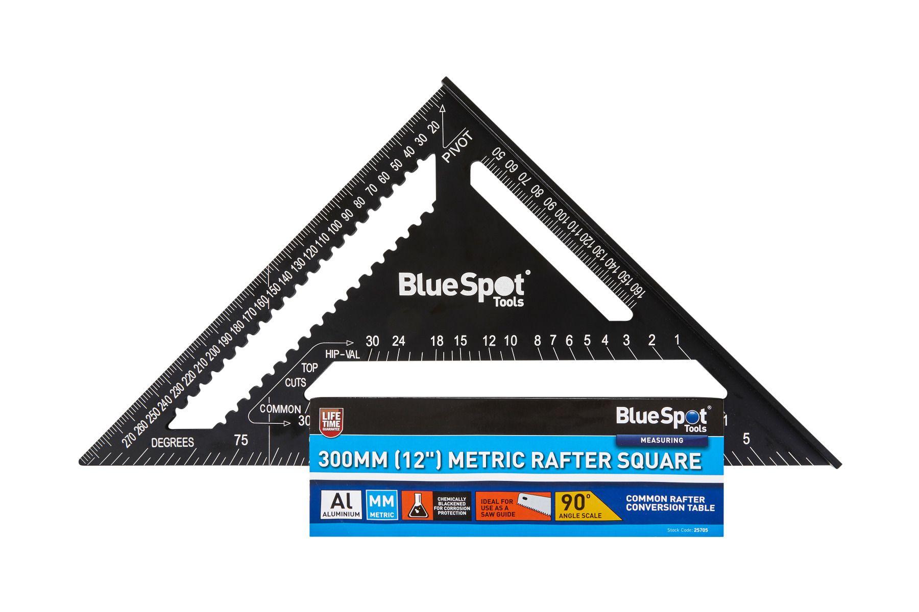Blue Spot Tools 300mm (12") Metric Rafter Square