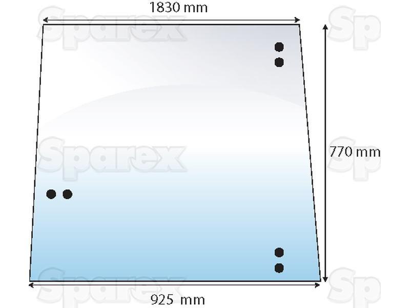 Side Glass LH/RH for John Deere 3050 (50 Series)