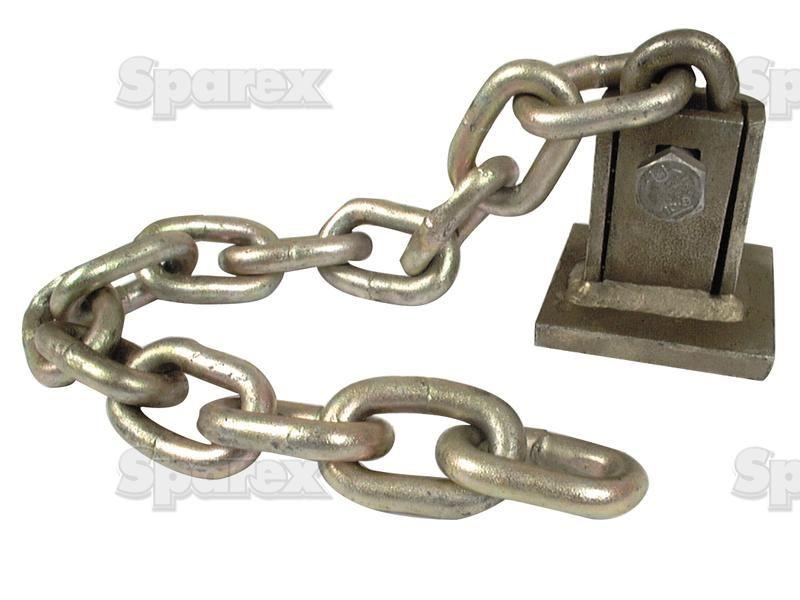 Flail Chain assembly 3/8'' x 14 link for Kidd 600