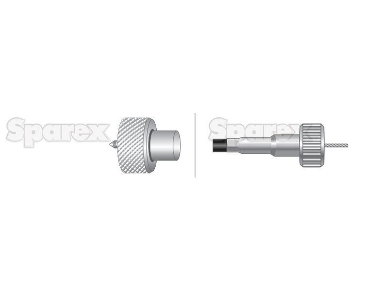 Drive Cable - Length: 1093mm, Outer cable length: 1087mm. for Case IH VJ60 (VJ Series)