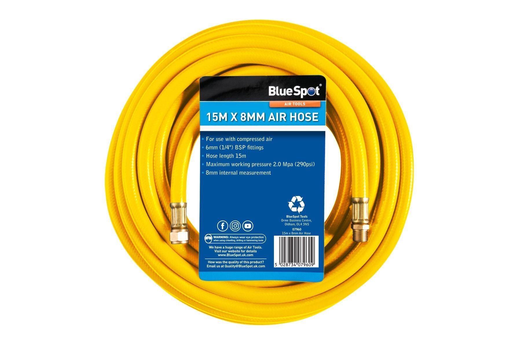 Blue Spot Tools 15m x 8mm Air Hose