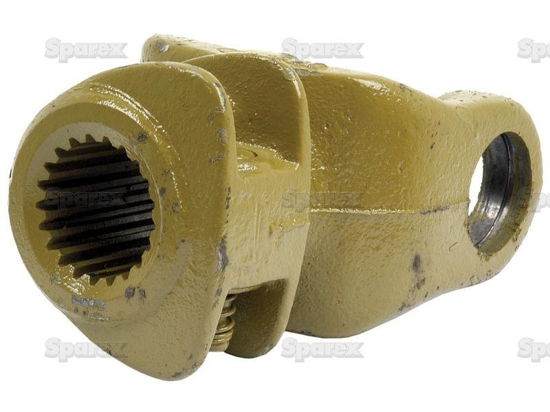 PTO Yoke - Quick Release (U/J Size: 32 x 76mm) Size: 1 3/8"-21 Spline La Magdalena, Massey Ferguson, Walterscheid