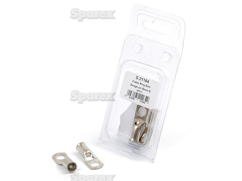Swage On Ring Terminal 25mm°² x Ø7mm, Agripak (2 pcs.)