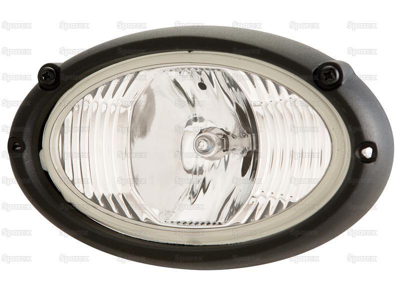 Halogen Work Light Oval Cab Mount - 12V (55W) for Massey Ferguson