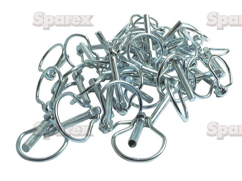 Pear Linch Pin, Pin Ø9mm x 44.5mm (150 pcs. Small Bucket)