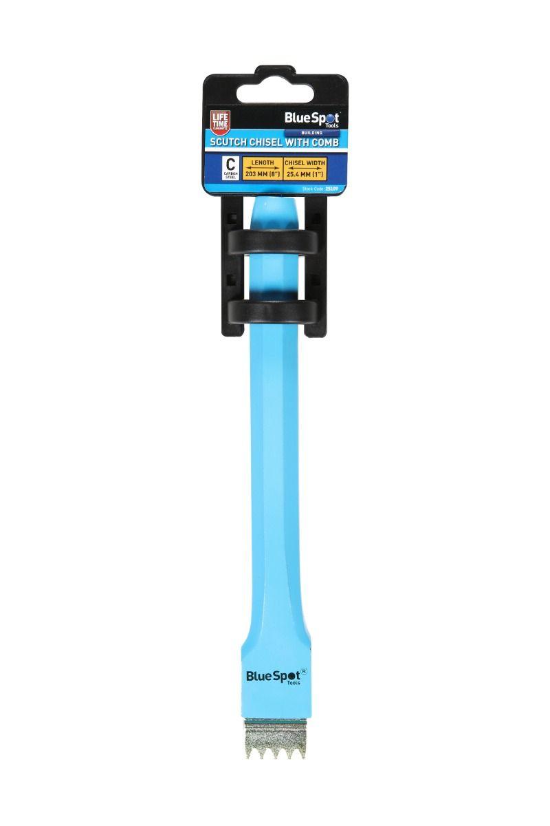 Blue Spot Tools 8" X 1" Scutch Chisel With Comb