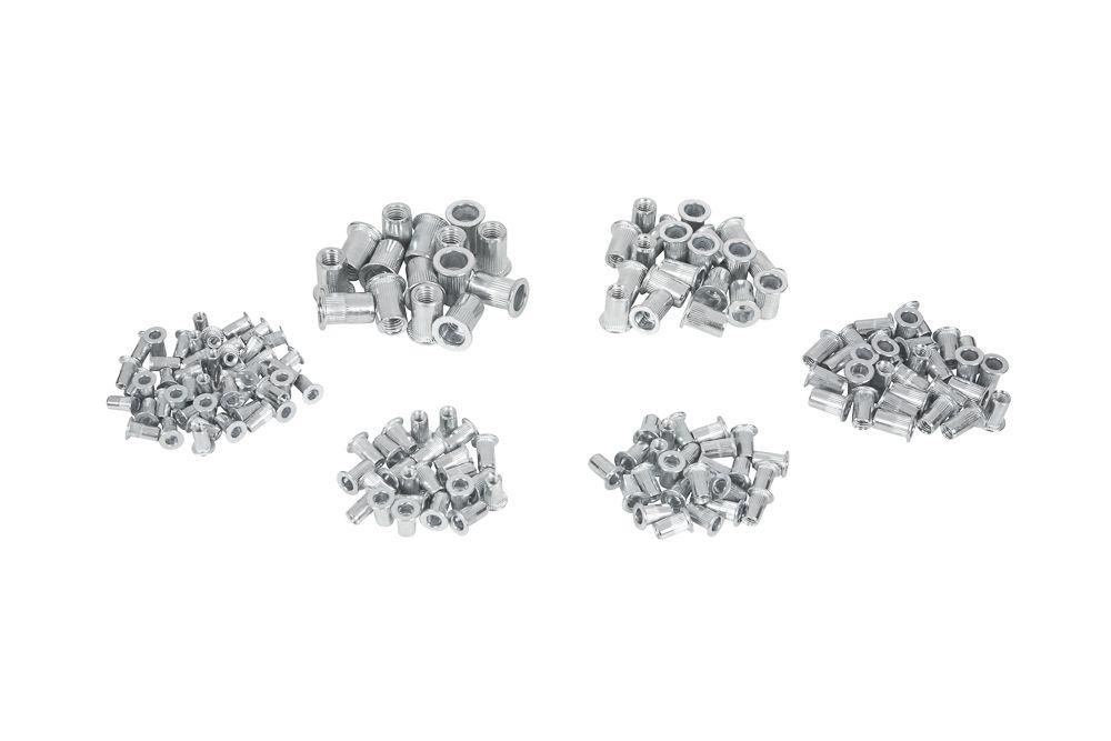 Blue Spot Tools 165 PCE Aluminium Nut Rivets (M3 - M8)