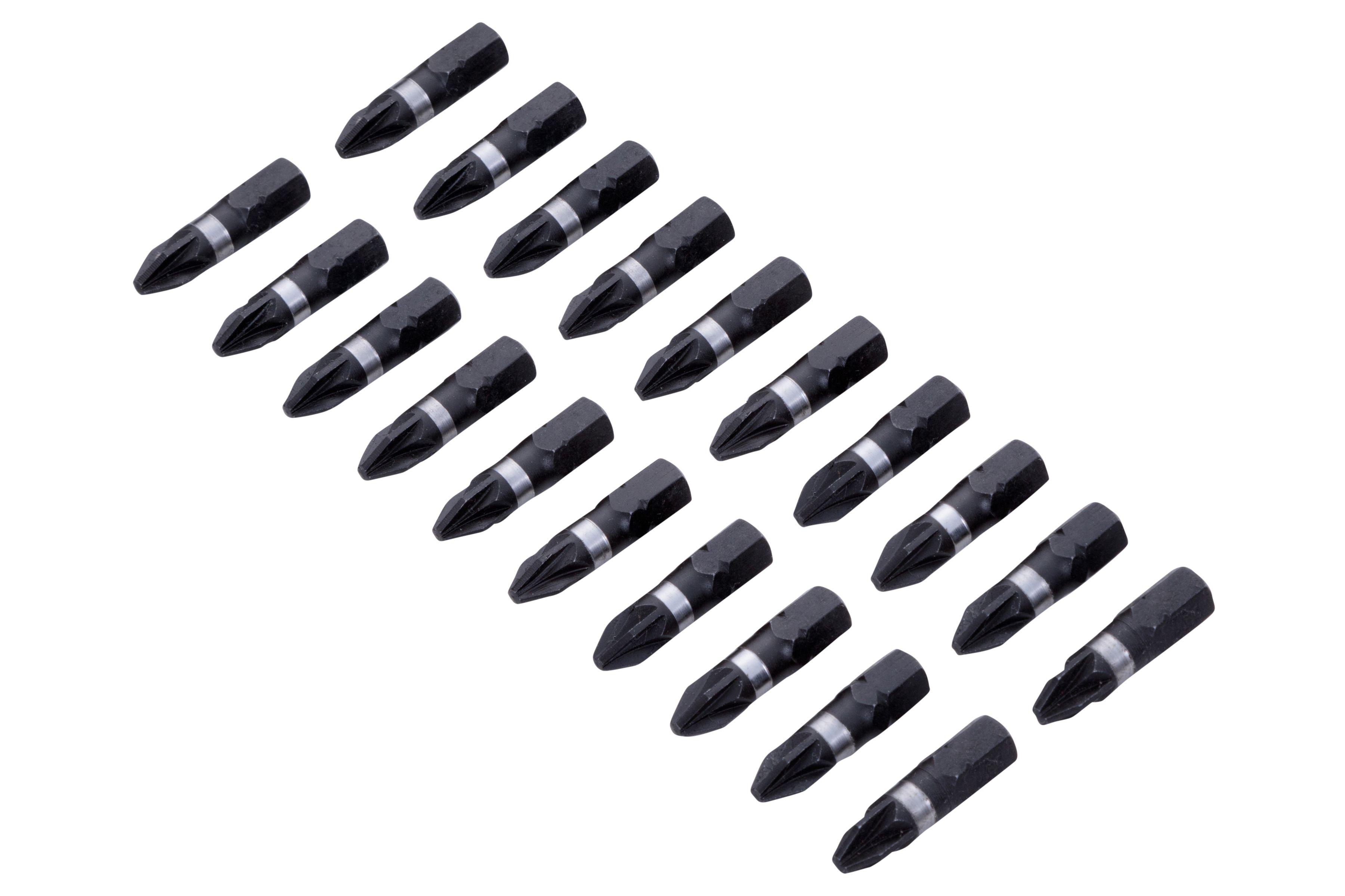 Blue Spot Tools 20 PCE PZ2 Impact Screwdriver Bits