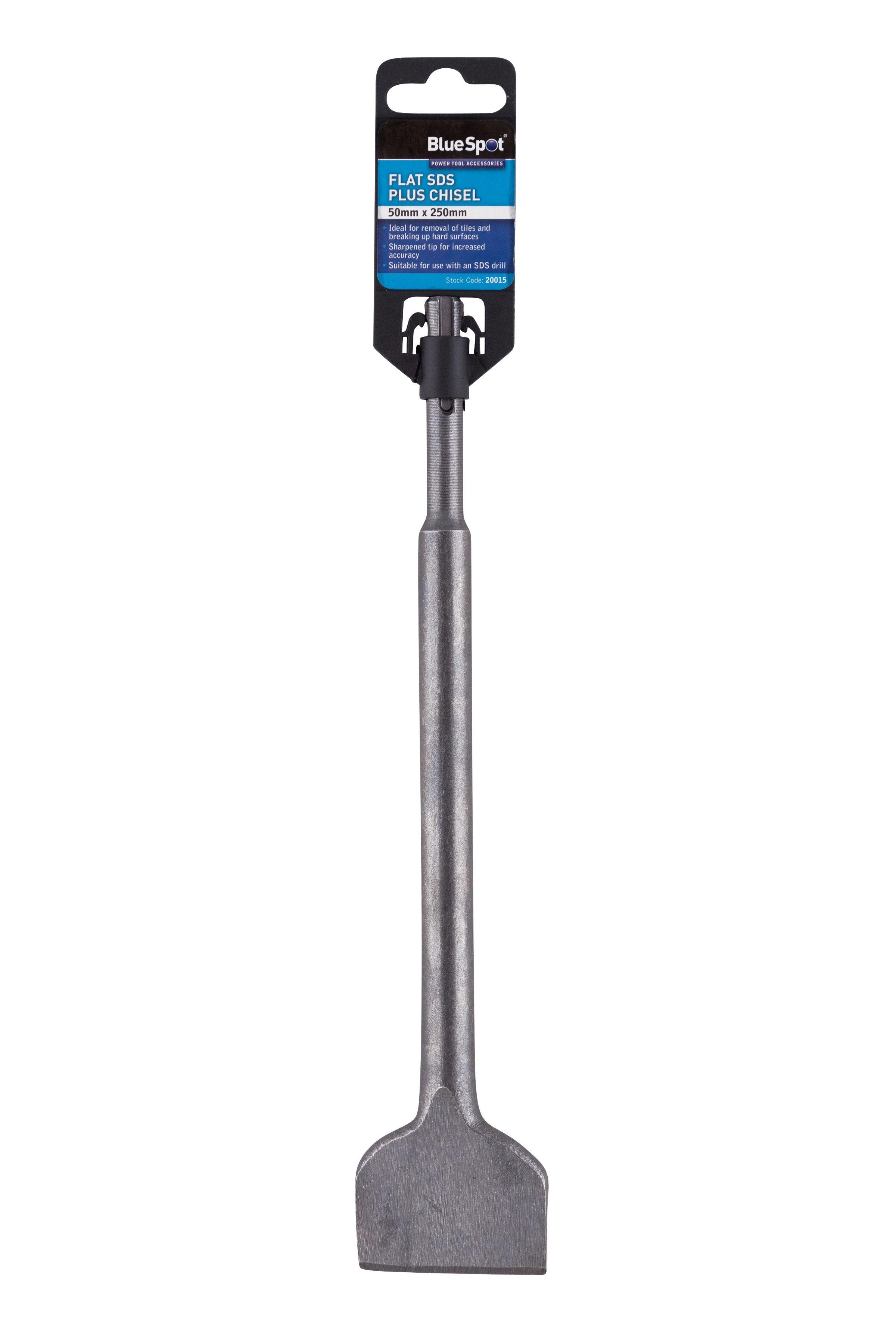 Blue Spot Tools 50mm x 250mm Flat SDS Chisel