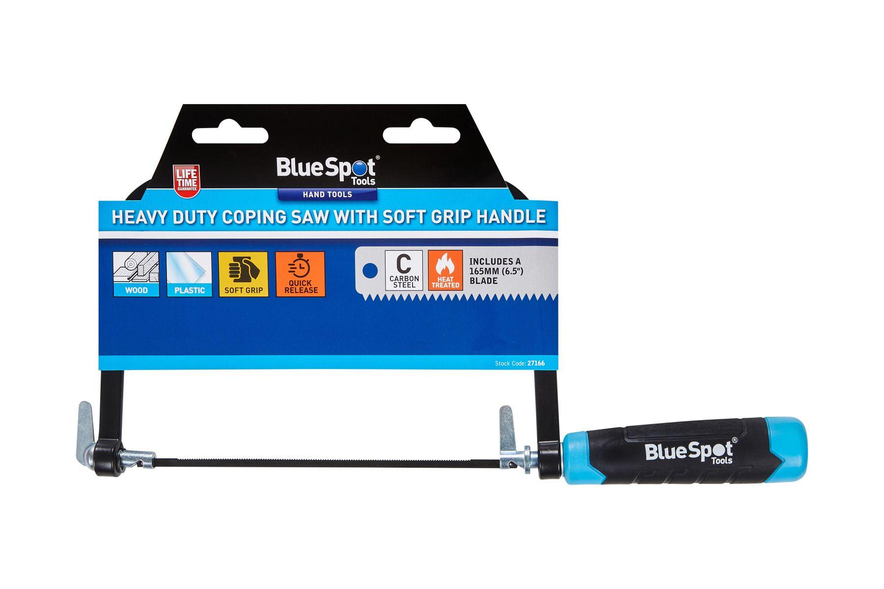 Blue Spot Tools Heavy Duty Coping Saw With Soft Grip Handle