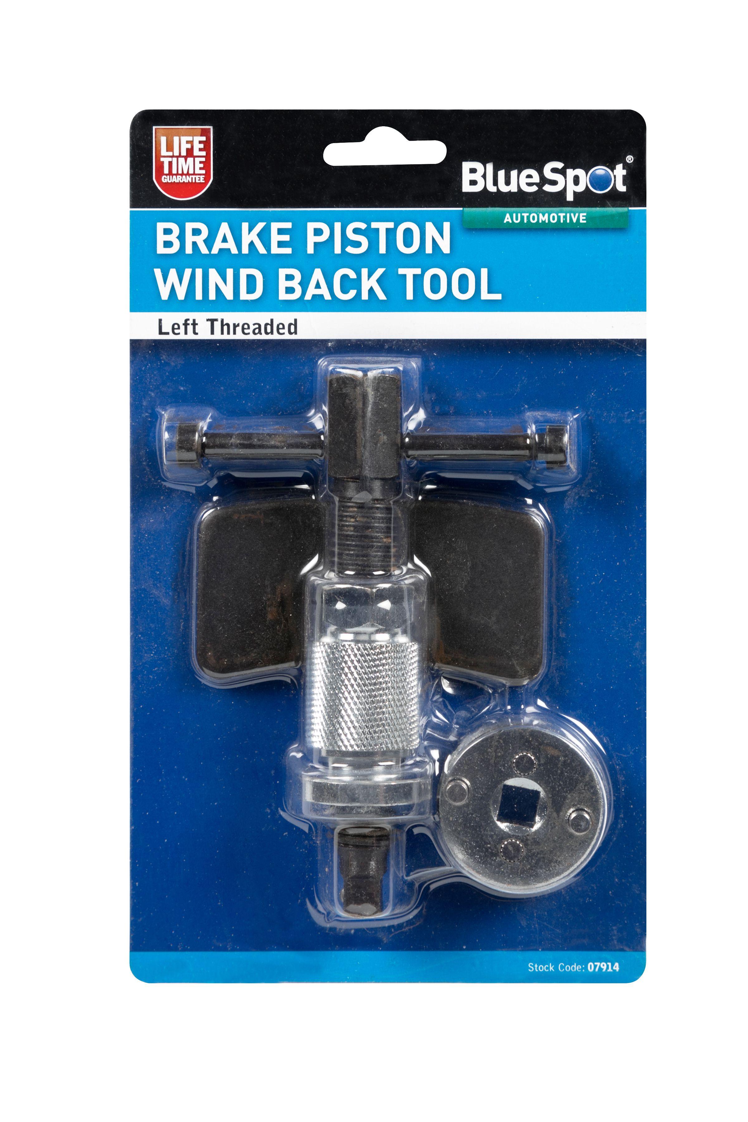Blue Spot Tools Left Threaded Brake Piston Wind Back Tool