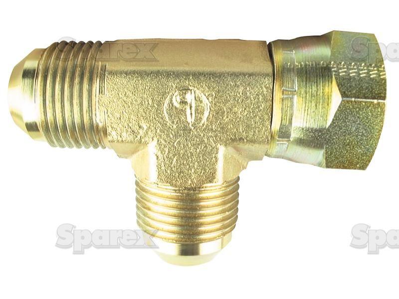 Hydraulic Tee Adaptor 3/4''JIC male -3/4''JIC female - 3/4''JIC male branch PARKER HANNIFIN (8R6MXS)