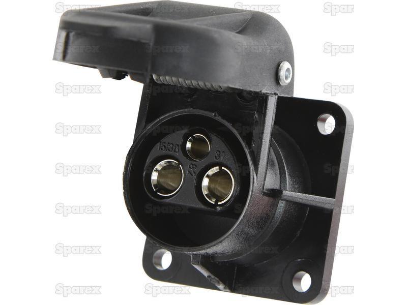 Auxiliary Equipment Power Cable 5M, 3 Pin, Female / Female