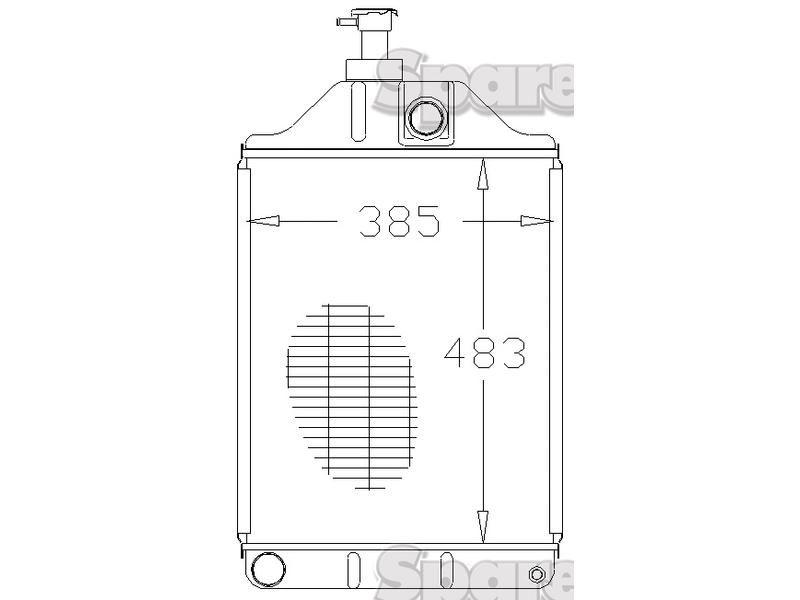 Radiator for Massey Ferguson 565 (500 Series)