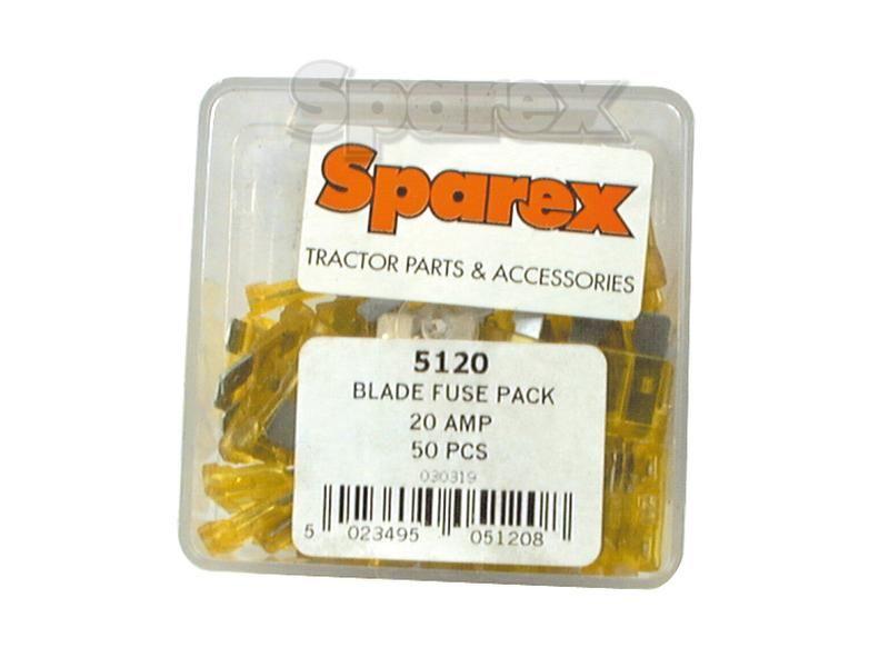 Blade Fuse 20A, 50 pcs. Agripak