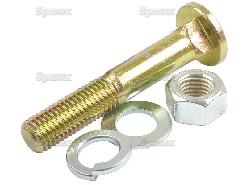 Square Wheel Bolt, 3/4'' x 4 1/2'' (UNC) ( ) for Massey Ferguson 398 (300 Series)