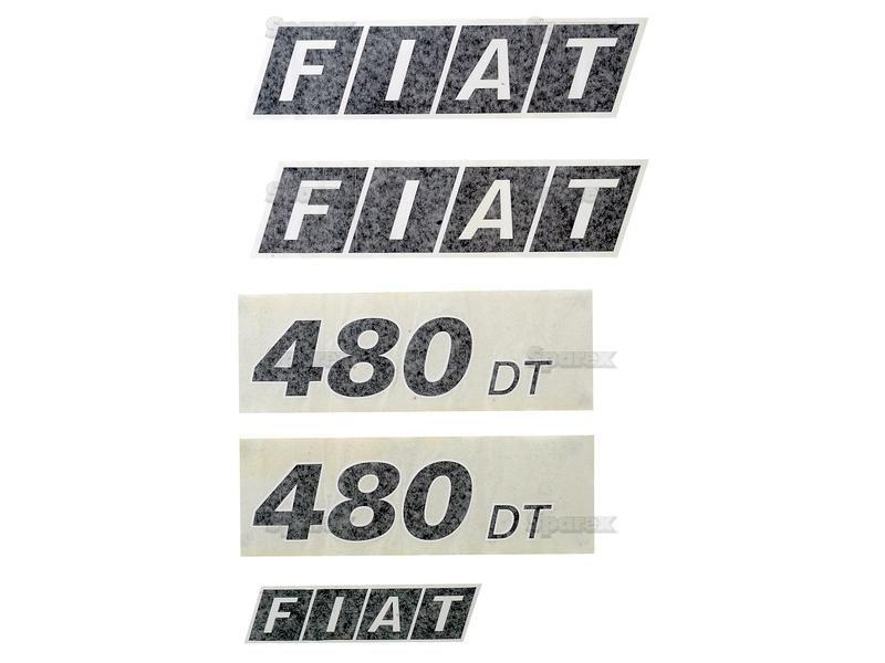 Decal Set - Fiat 480DT for Fiat 480 (Classic Models)